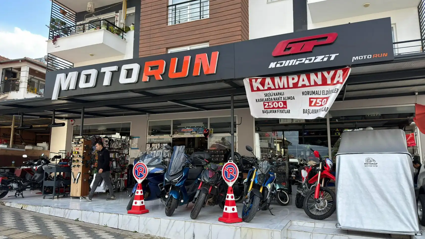 Motorun Mağazaları Fethiye'de motosiklet tutkunlarına GP Kompozit Bayiliği ile hizmet veriyor