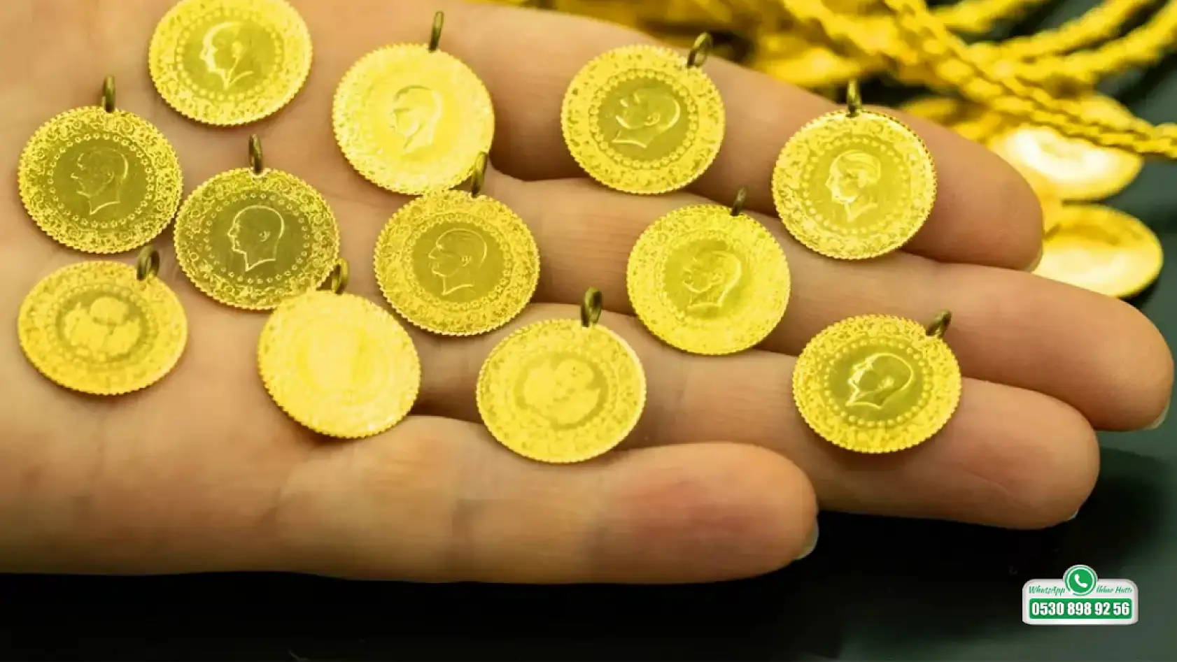 Altın fiyatları haftanın son işlem gününde dalgalı seyrini sürdürüyor