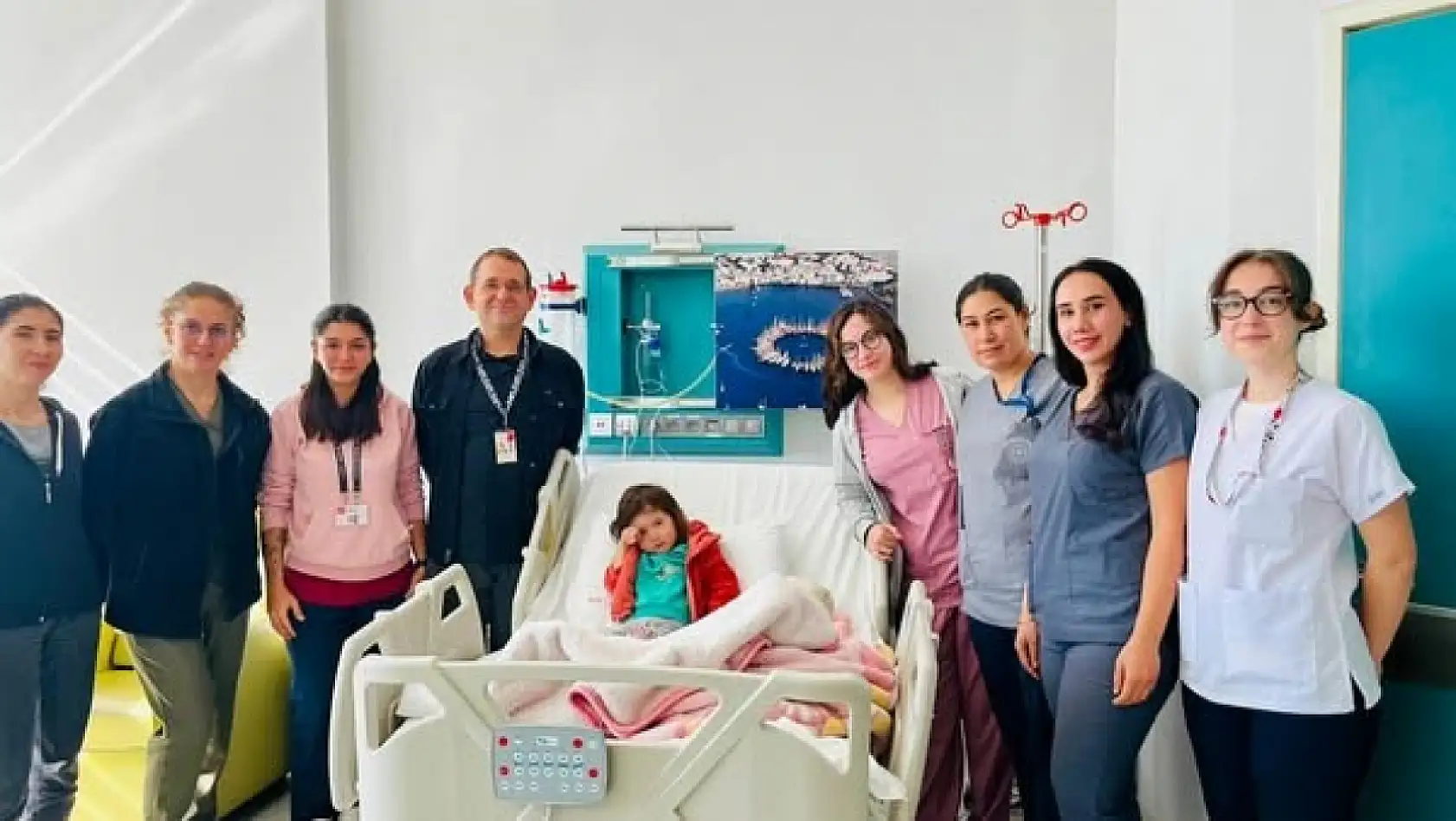 Muğla'da minik Beren, açık kalp ameliyatı ile sağlığına kavuştu