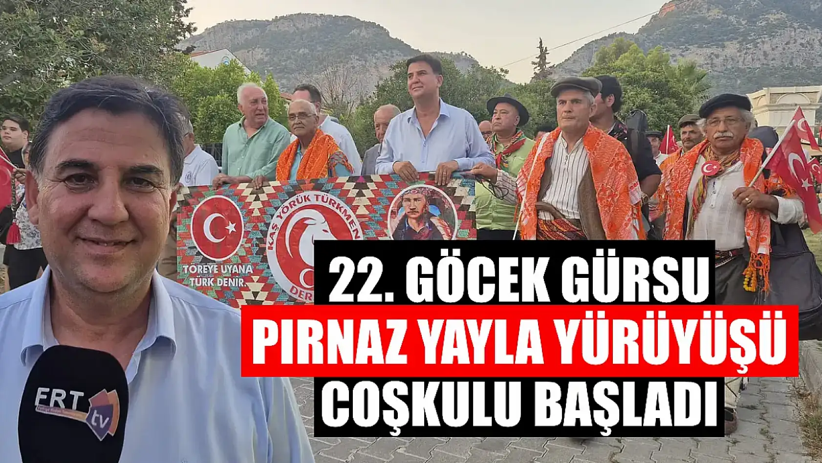 22. Göcek Gürsu, Pırnaz Yayla Yürüyüşü Coşkulu Başladı