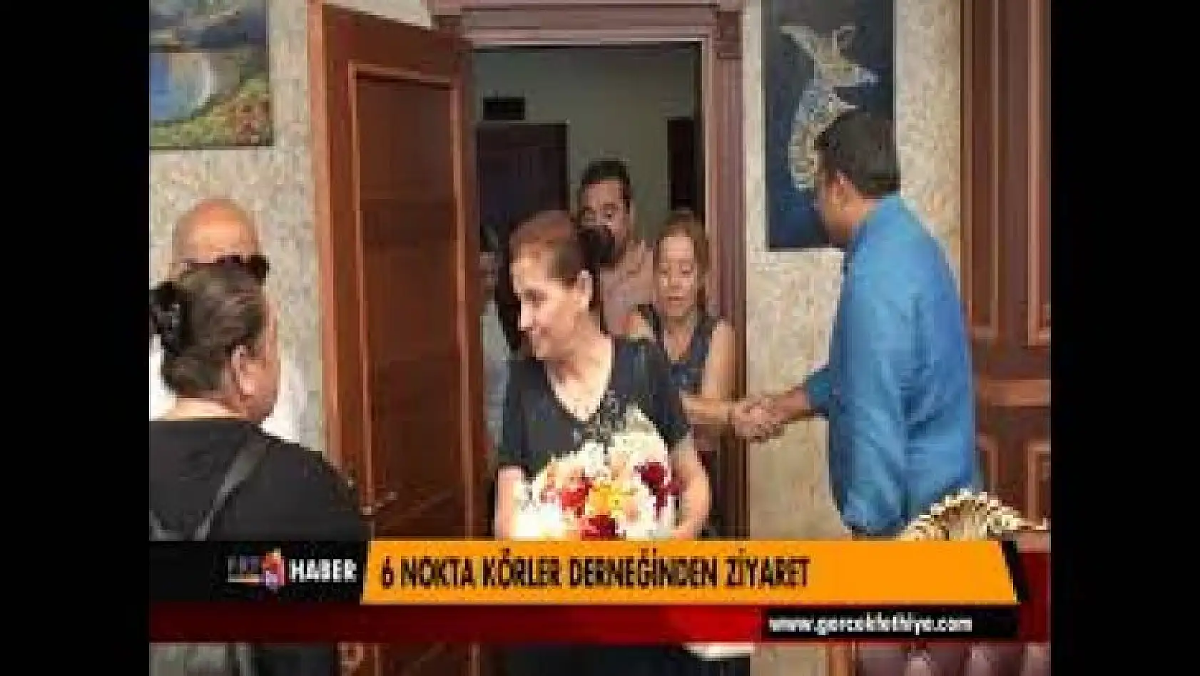 6 NOKTA KÖRLER DERNEĞİNDEN, KAYMAKAM BALCI'YA ZİYARET