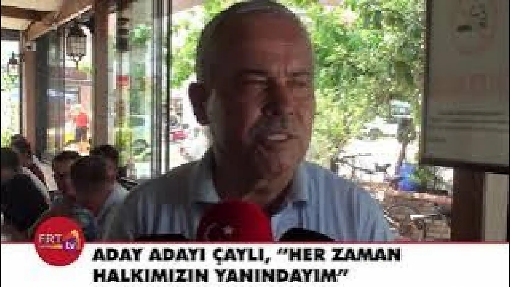 Aday adayı Çaylı, 'Her zaman halkımızın yanındayım'