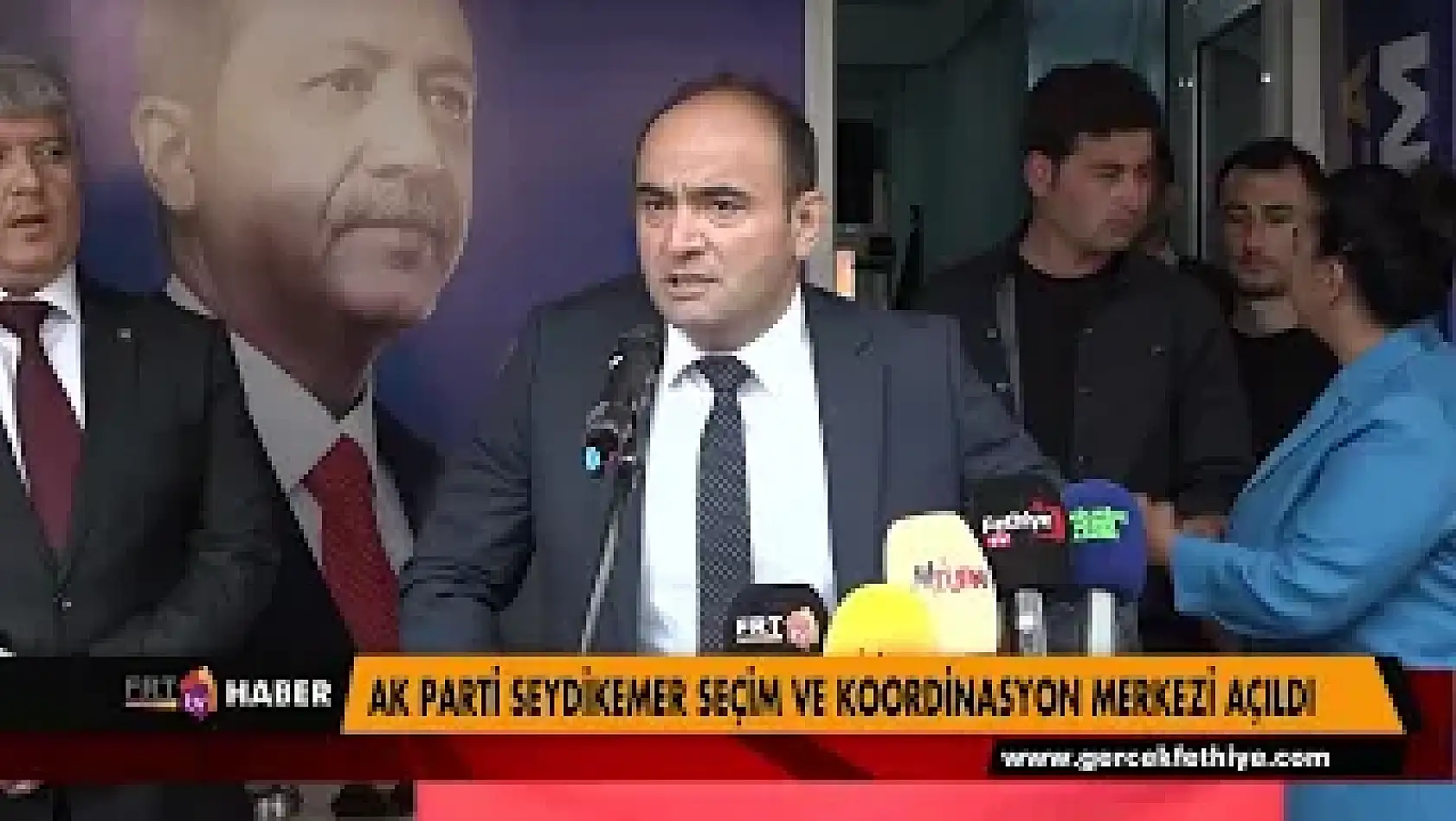 AK Parti Seydikemer seçim ve koordinasyon merkezi açıldı