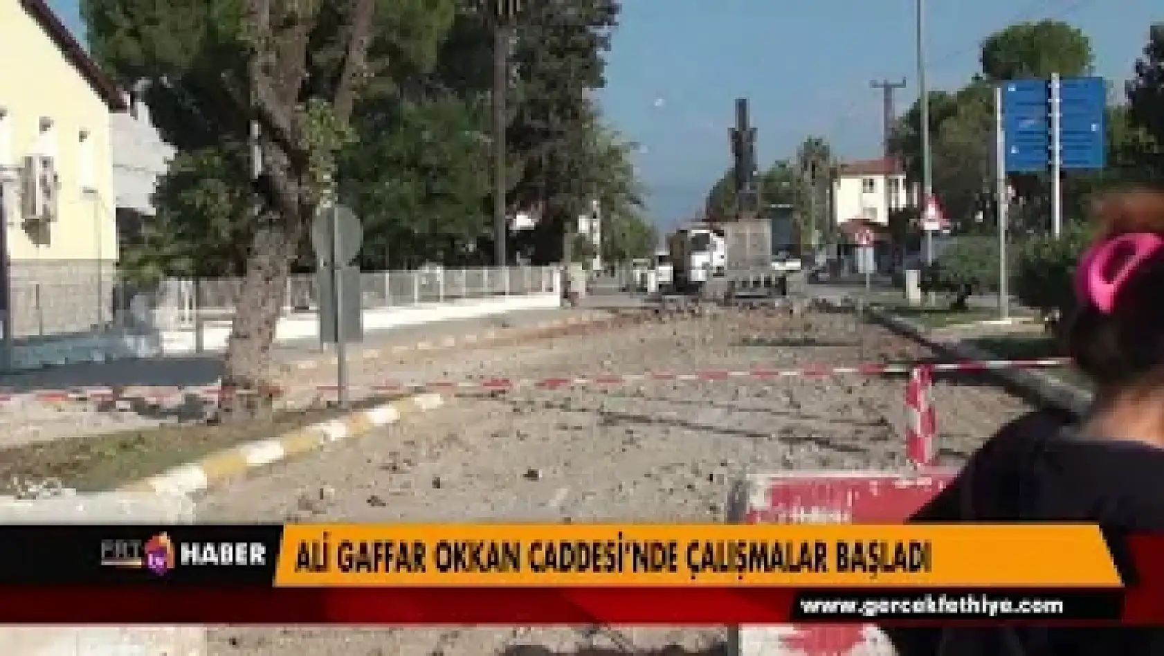 ALİ GAFFAR OKKAN CADDESİ'NDE ÇALIŞMALAR BAŞLADI