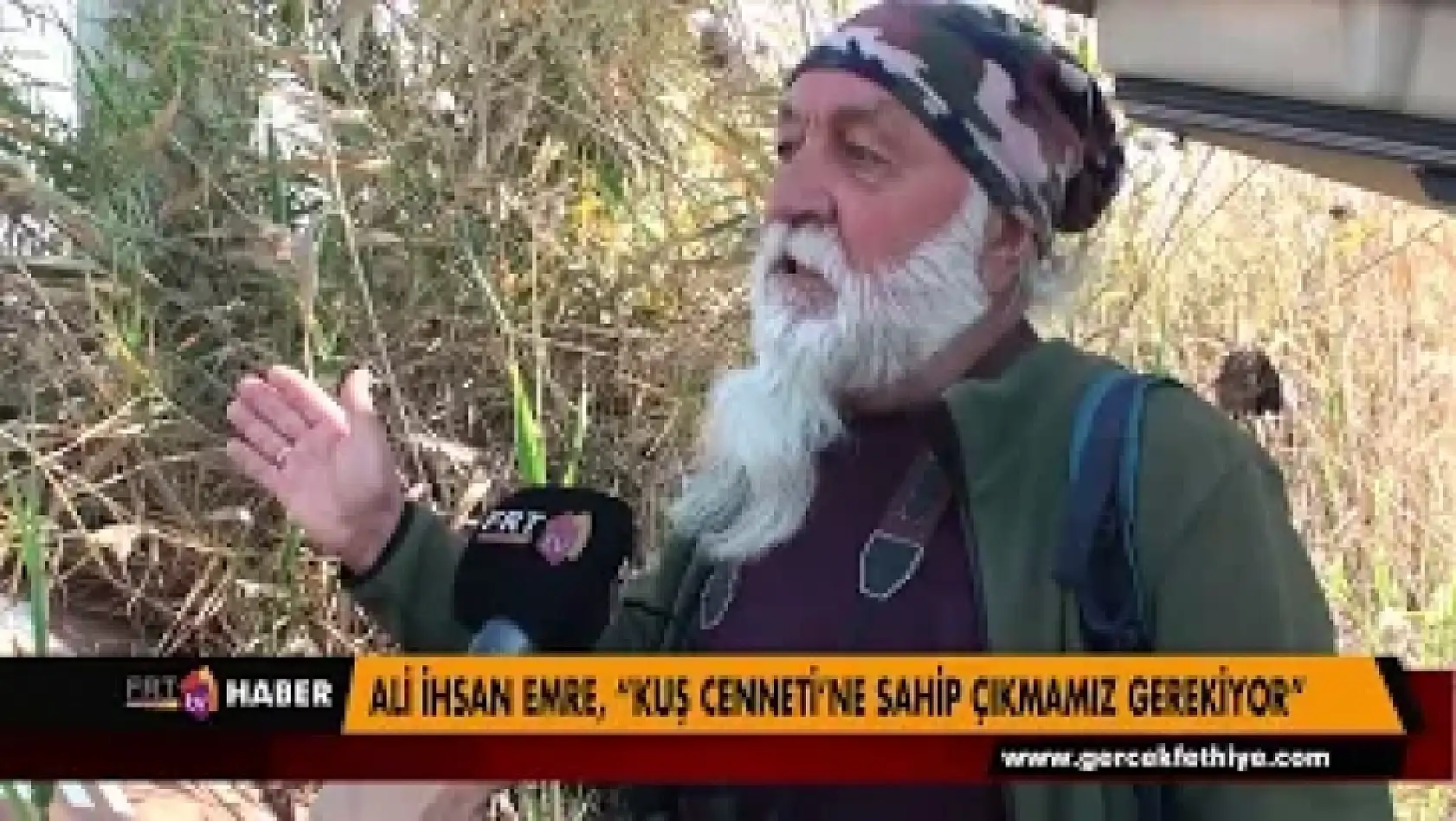 ALİ İHSAN EMRE, 'KUŞ CENNETİ'NE SAHİP ÇIKMAMIZ GEREKİYOR AMA OLMUYOR'