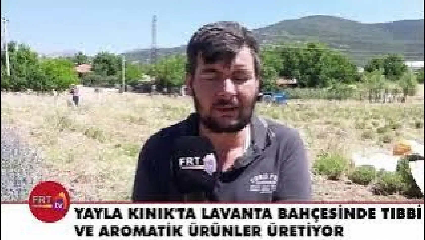 Ali Toru, Yayla Kınık'ta Lavanta Bahçesinde Tıbbi ve Aromatik Ürünler Üretiyor