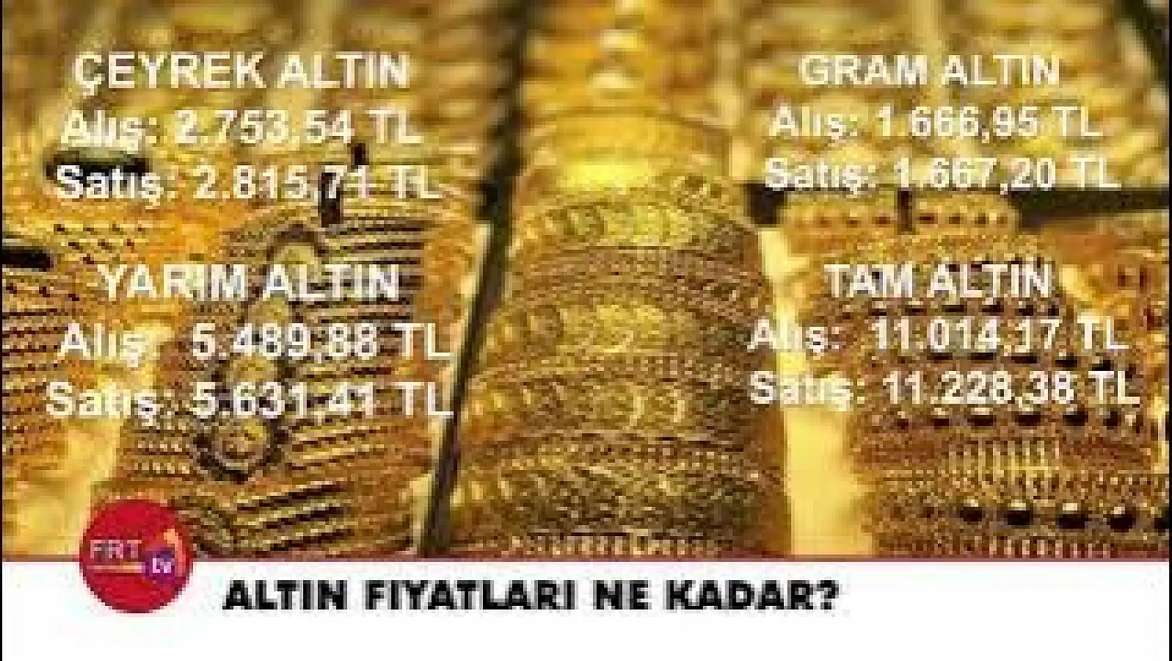 Altın fiyatları ne kadar?