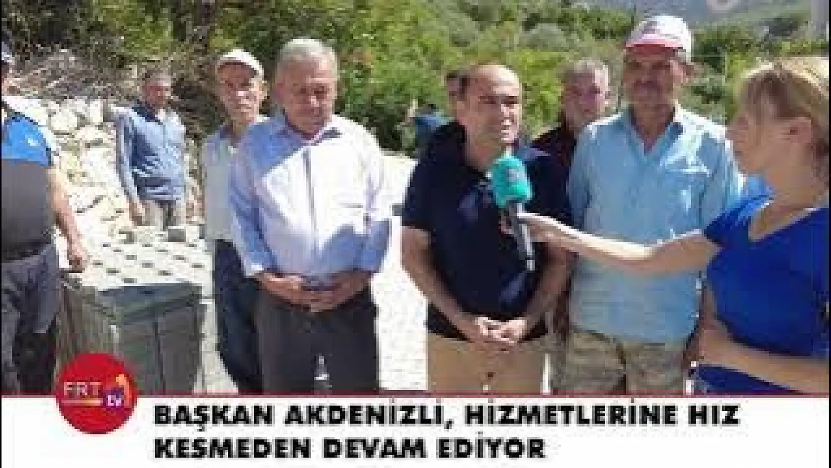 Başkan Akdenizli, Hizmetlerine Hız Kesmeden Devam Ediyor
