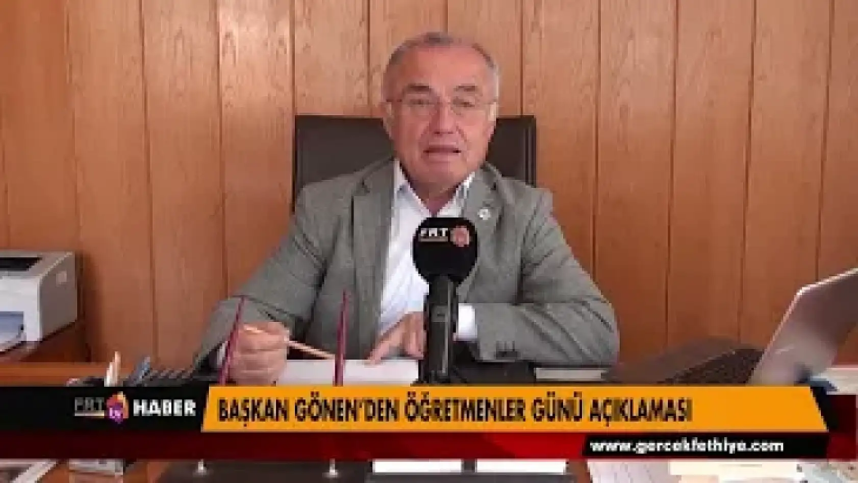 BAŞKAN GÖNEN'DEN ÖĞRETMENLER GÜNÜ AÇIKLAMASI