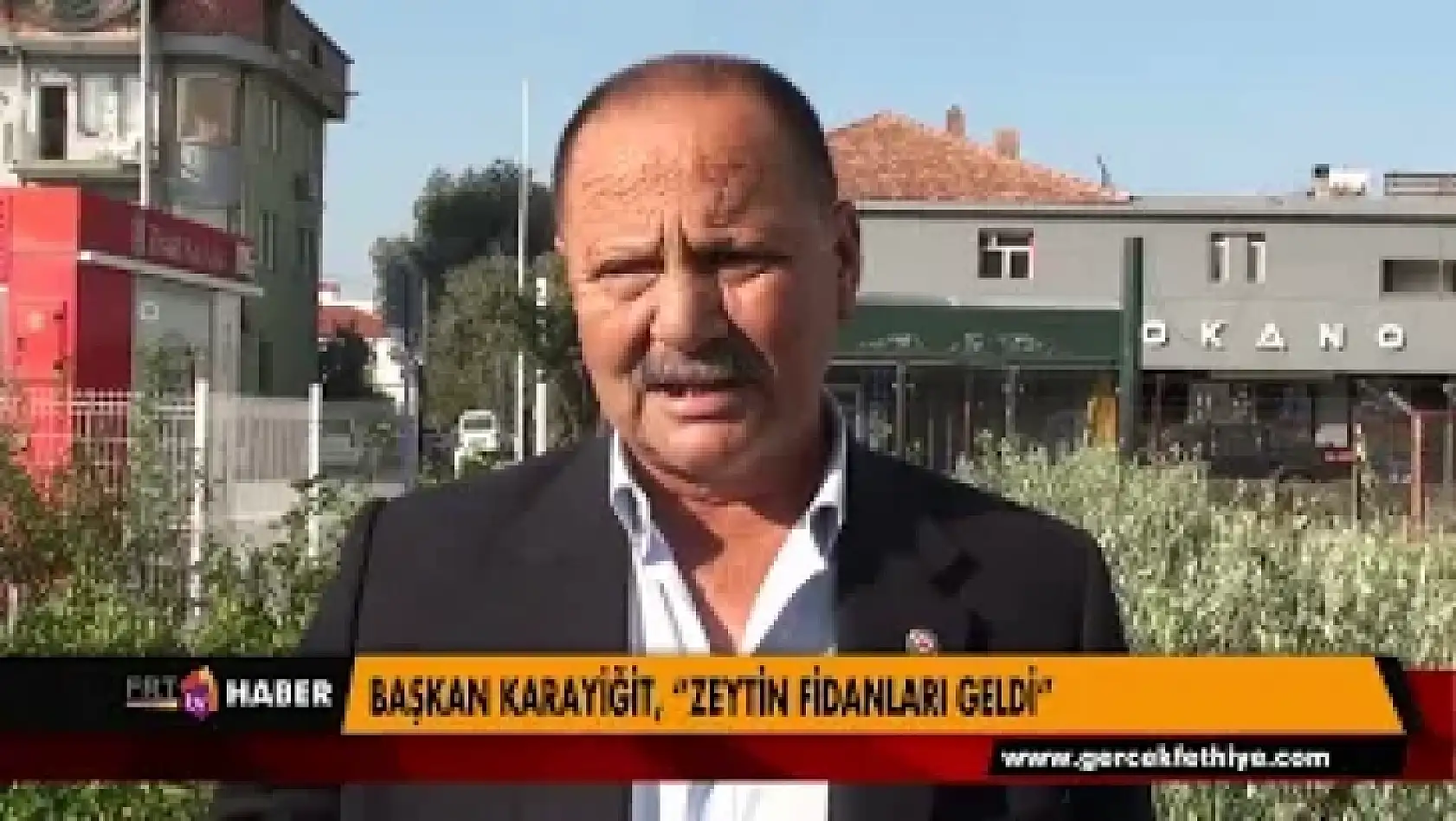 BAŞKAN KARAYİĞİT, 'ZEYTİN FİDANLARI GELDİ'