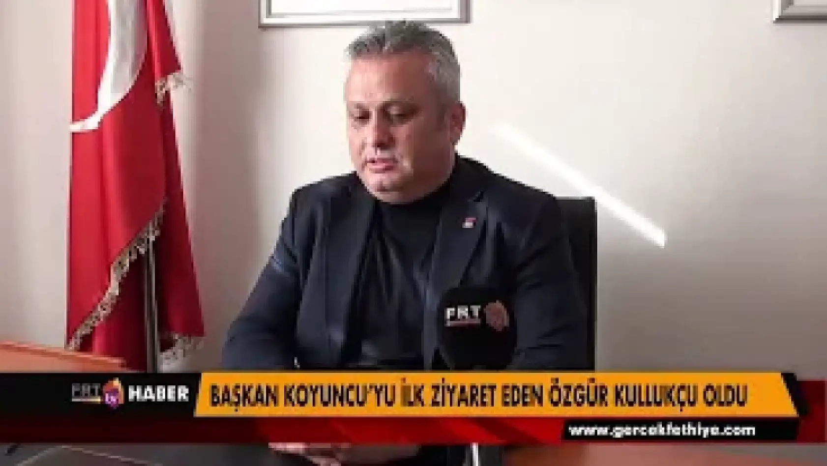 BAŞKAN KOYUNCU'YU İLK ZİYARET EDEN ÖZGÜR KULLUKÇU OLDU