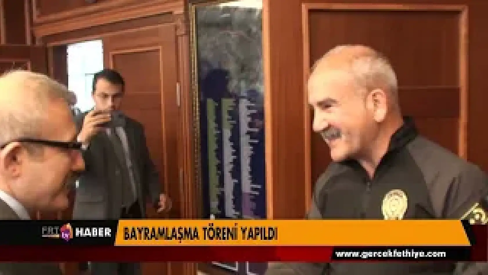 Bayramlaşma töreni yapıldı