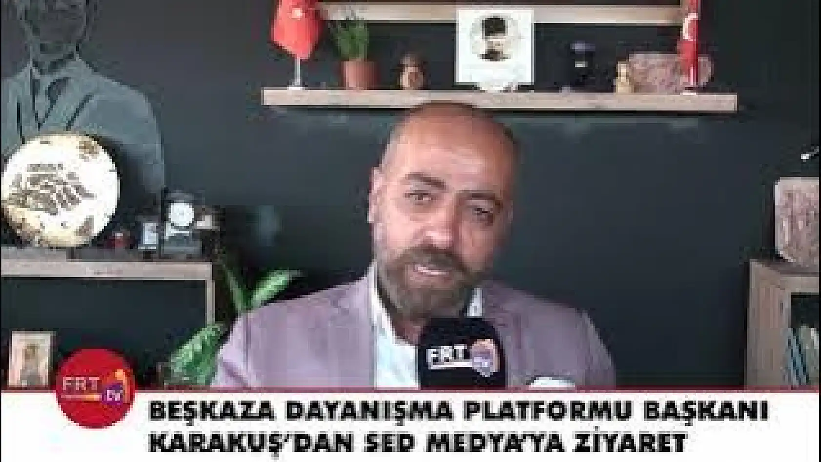 Beşkaza Dayanışma Platformu Başkanı Karakuş'dan SED Medya'ya ziyaret