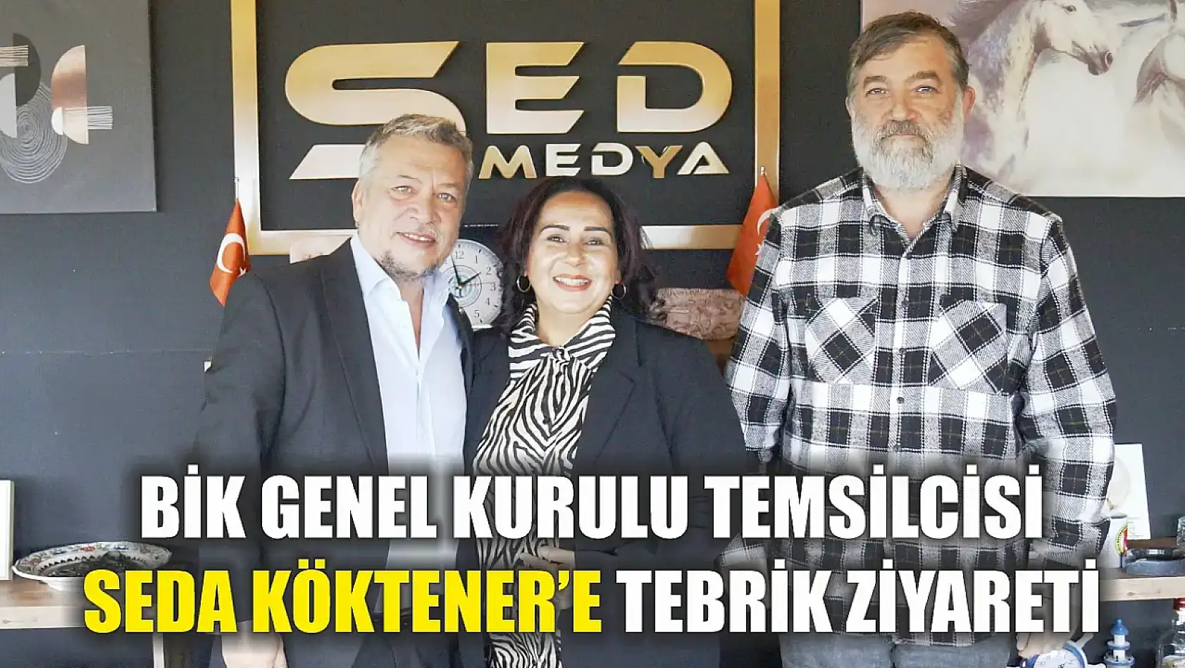 BİK Genel Kurul Üyesi Seda Köktener'e tebrik ziyareti