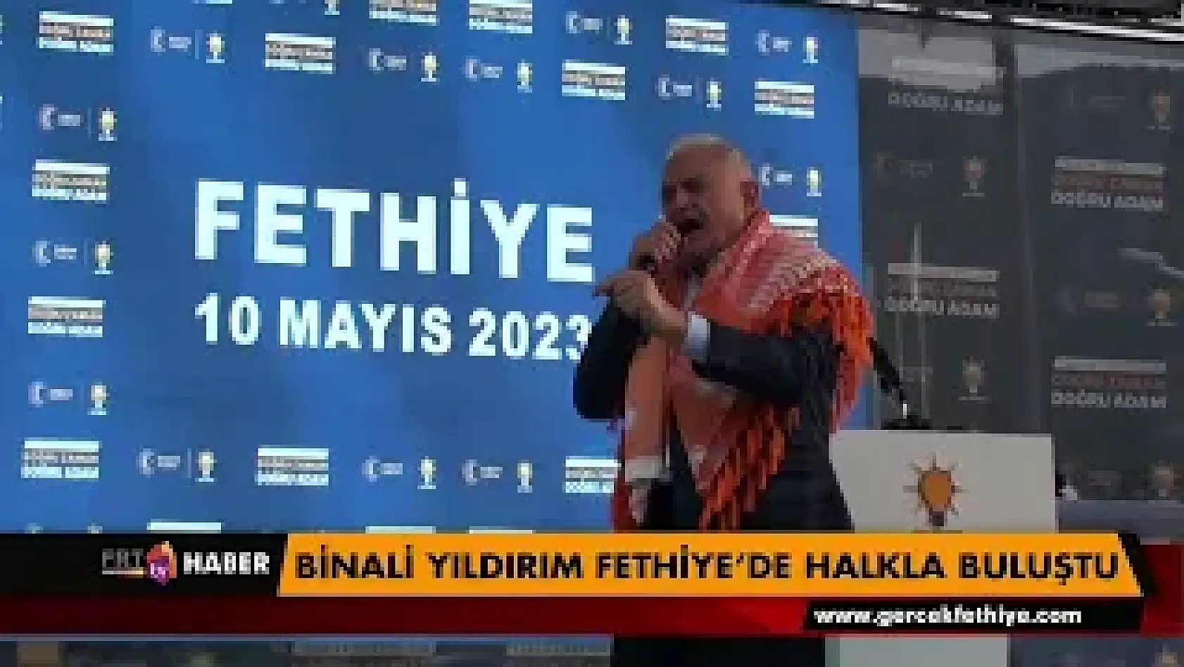 Binali Yıldırım Fethiye'de halkla buluştu