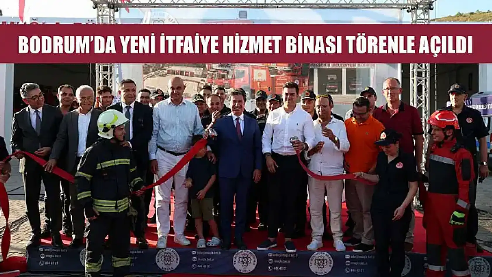 Bodrum'da Yeni İtfaiye Hizmet Binası Törenle Açıldı