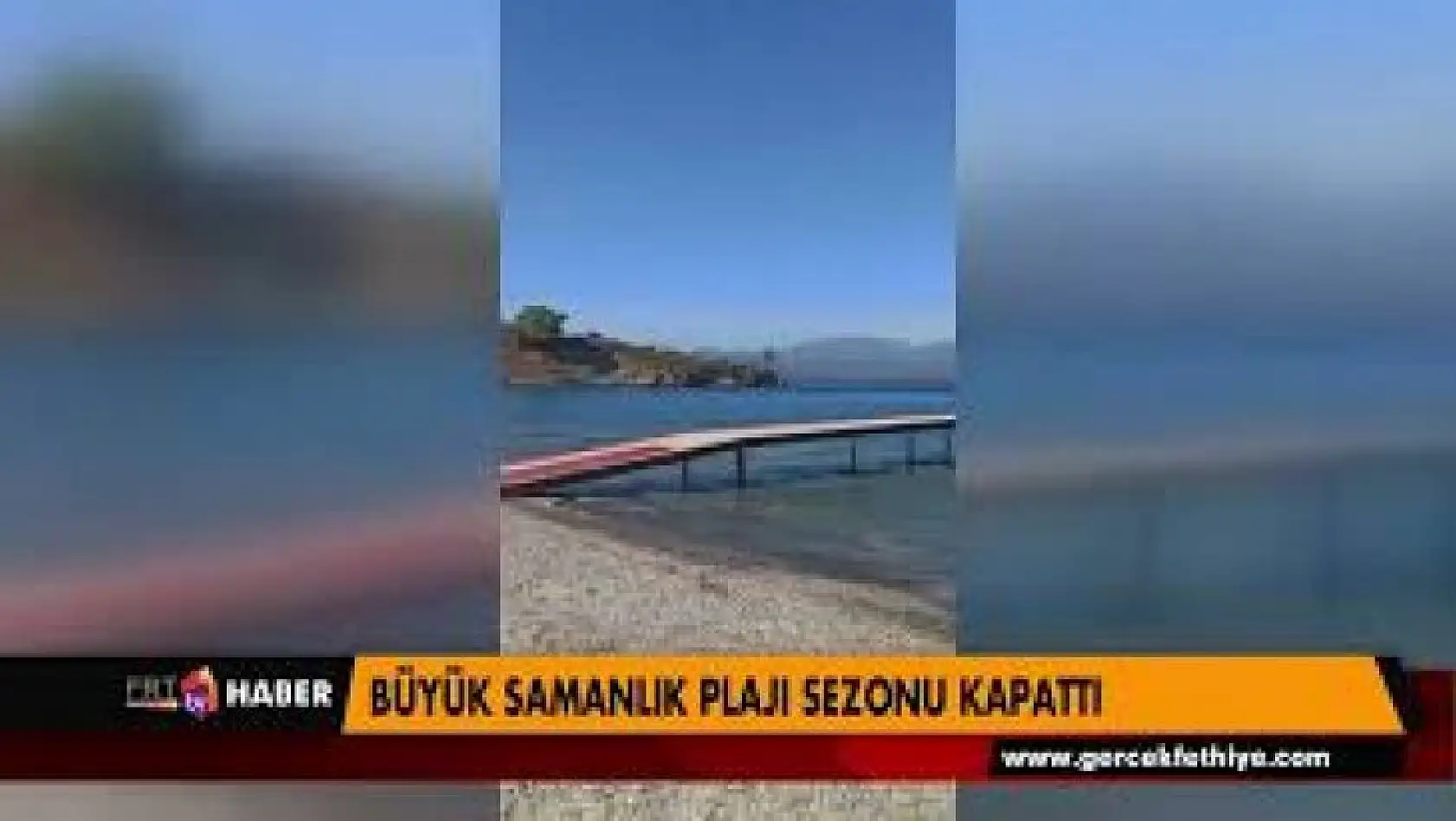 BÜYÜK SAMANLIK PLAJI SEZONU KAPATTI