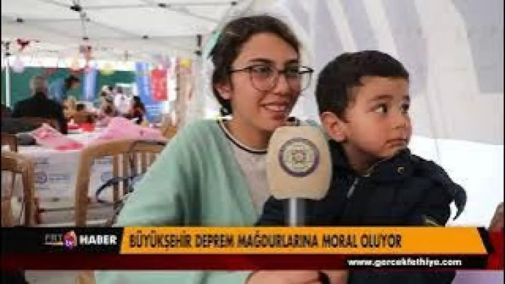 BÜYÜKŞEHİR DEPREM MAĞDURLARINA MORAL OLUYOR