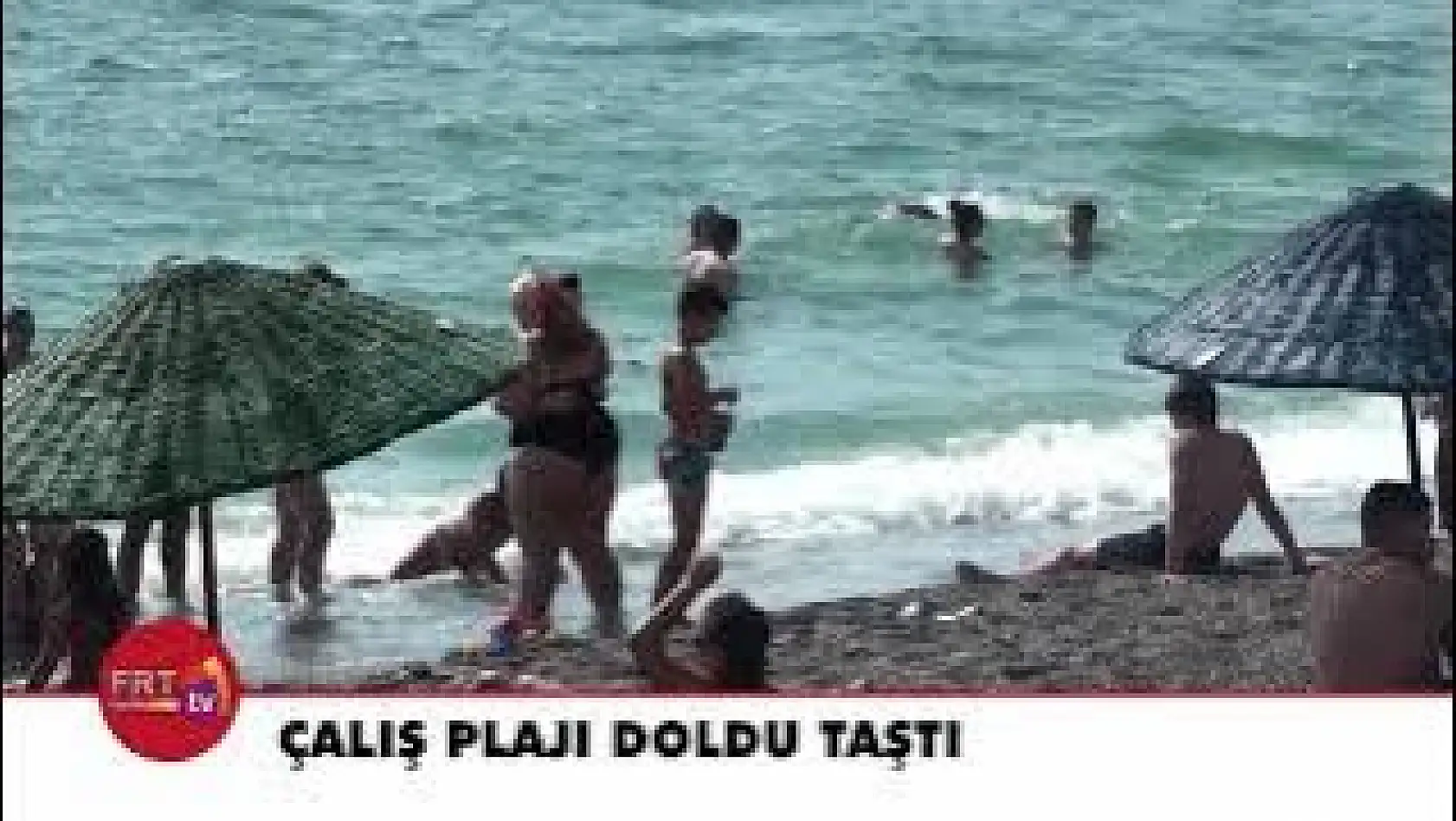 Çalış Plajı Doldu Taştı