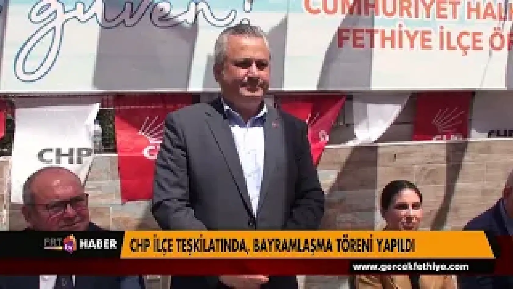 CHP ilçe teşkilatında, bayramlaşma töreni yapıldı