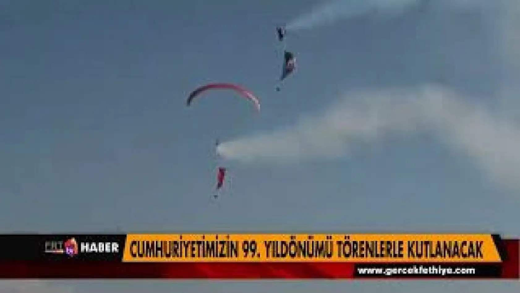 CUMHURİYETİMİZİN 99  YILDÖNÜMÜ TÖRENLERLE KUTLANACAK