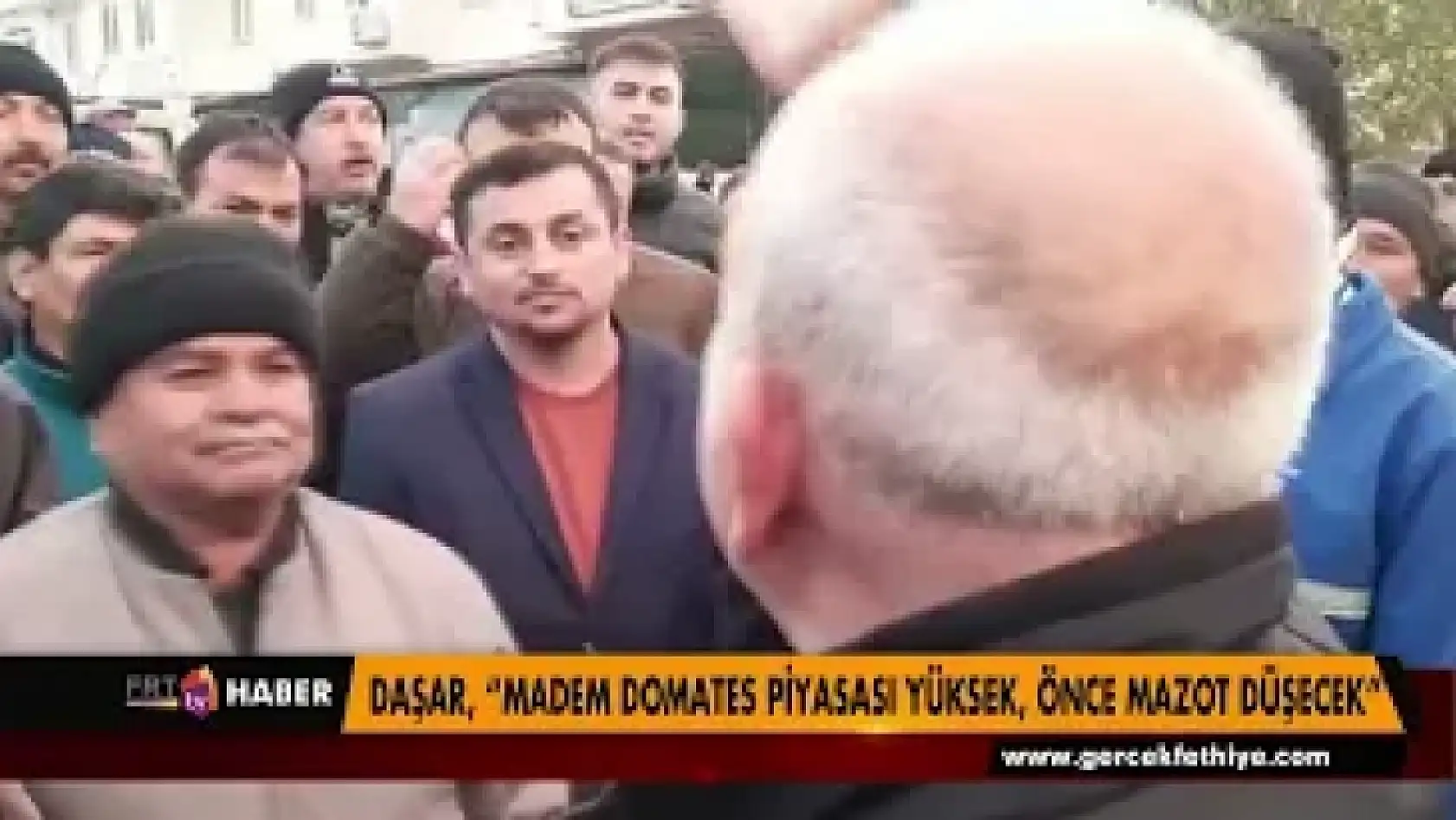 DAŞAR, MADEM DOMATES PİYASASI YÜKSEK, ÖNCE MAZOT DÜŞECEK