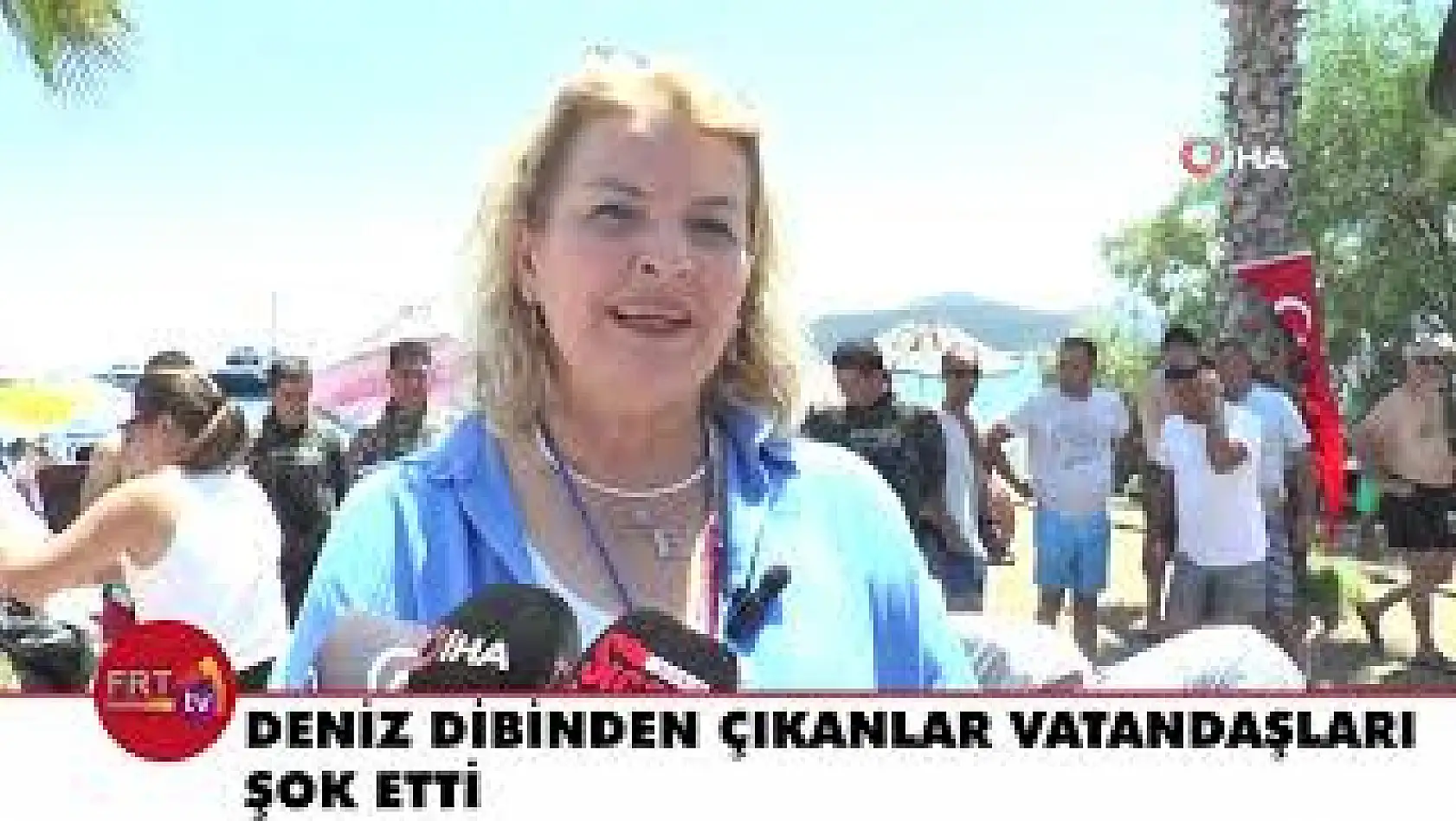 Deniz dibinden çıkanlar vatandaşları şok etti