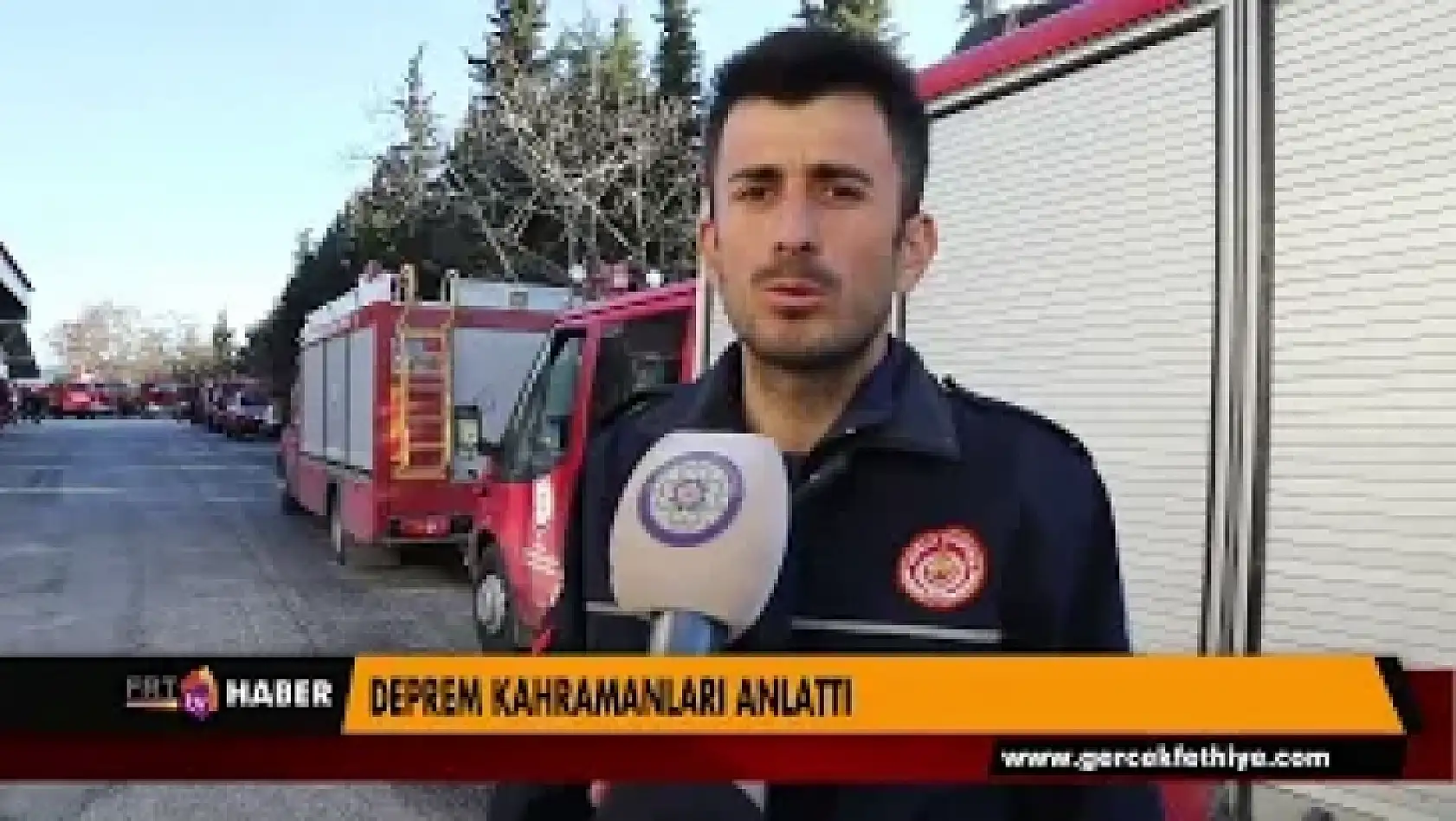 DEPREM KAHRAMANLARI ANLATTI