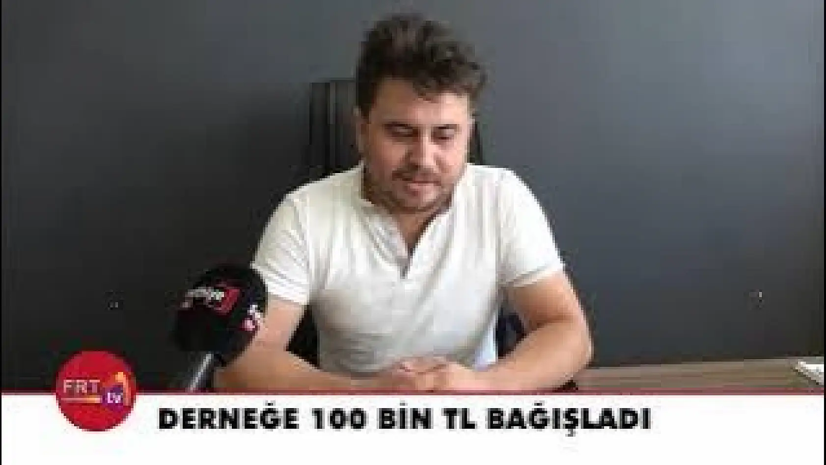 Derneğe 100 Bin TL Bağışladı