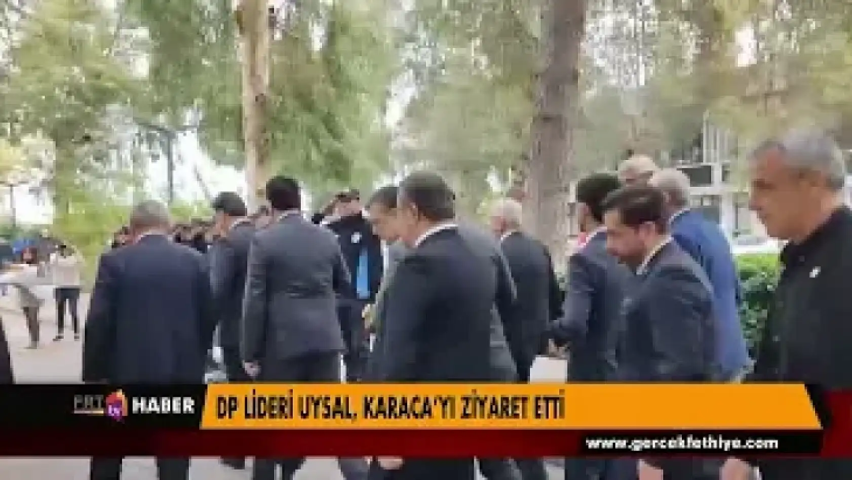 DP LİDERİ UYSAL, KARACA'YI ZİYARET ETTİ
