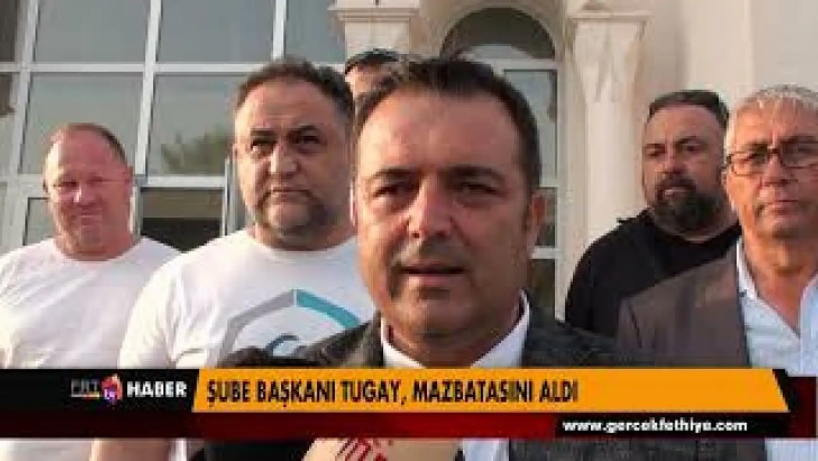 DTO ŞUBE BAŞKANI TUGAY MAZBATASINI ALDI