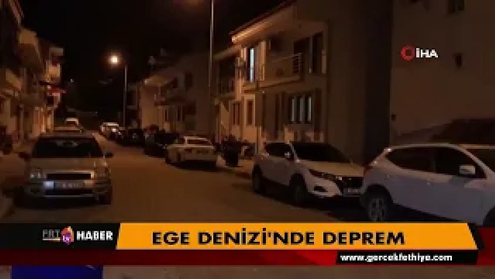 Ege Denizi'nde Deprem