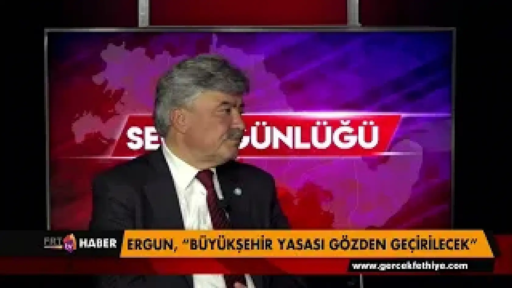 Ergun, 'Büyükşehir yasası gözden geçirilecek'