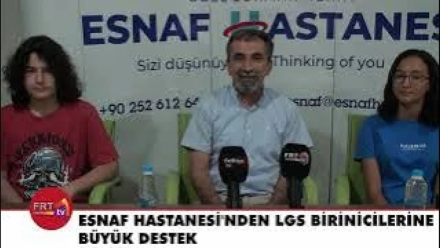 Esnaf Hastanesi'nden LGS birincilerine büyük destek