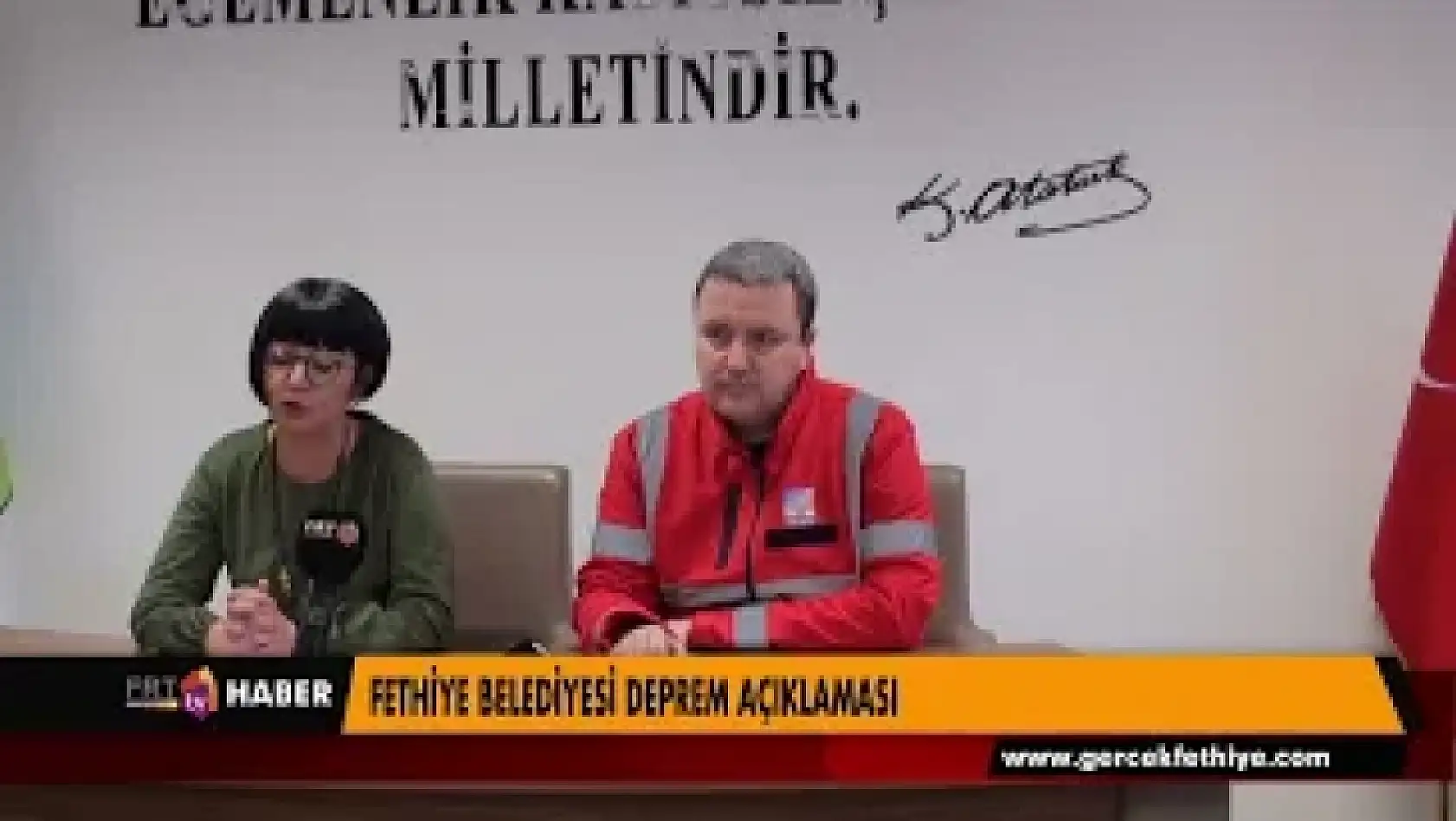 FETHİYE BELEDİYESİ DEPREM AÇIKLAMASI