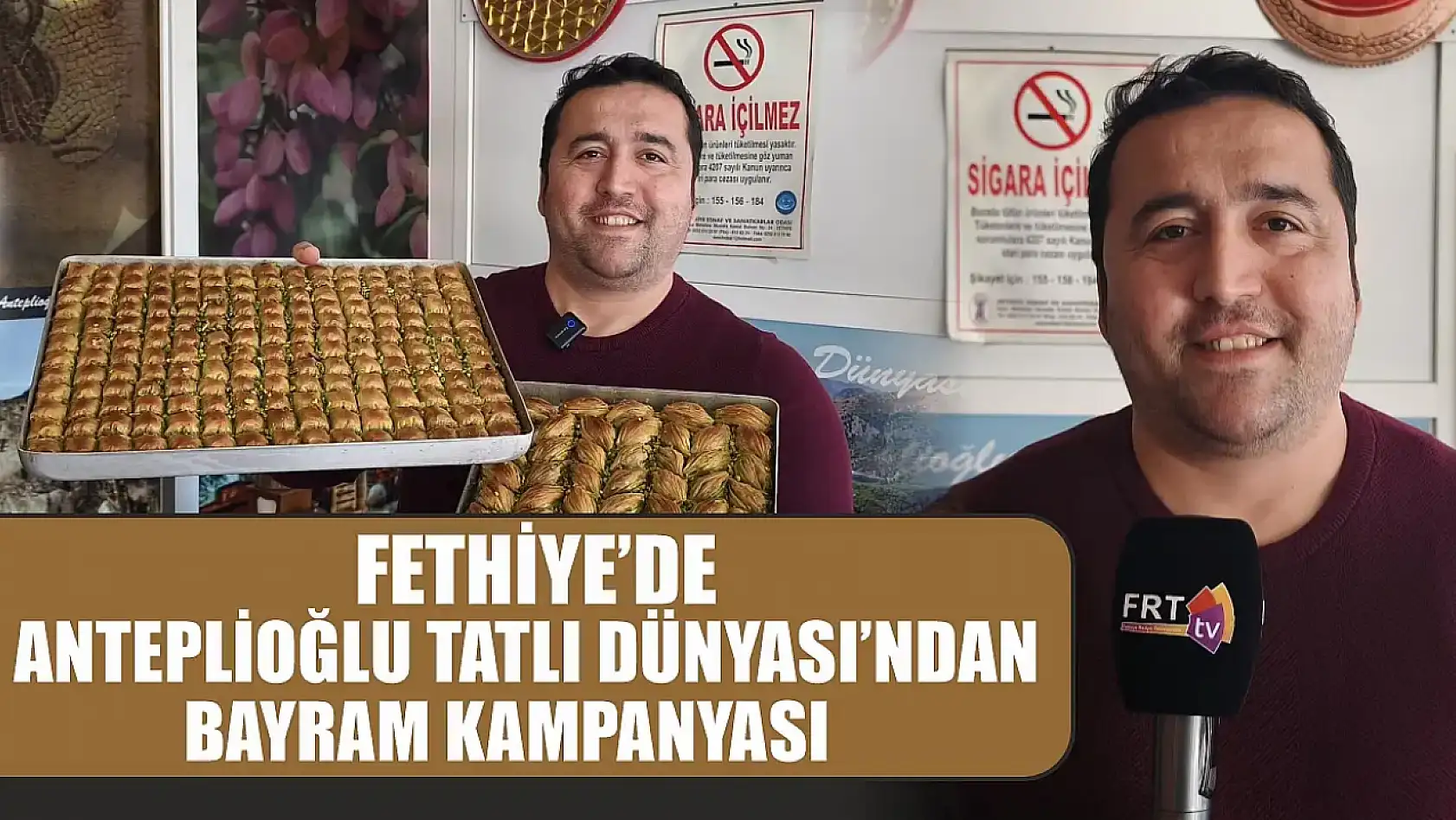 Fethiye'de Anteplioğlu Tatlı Dünyası'ndan bayram kampanyası