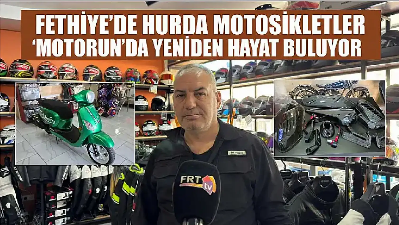 Fethiye'de hurda motosikletler 'Motorun'da yeniden hayat buluyor