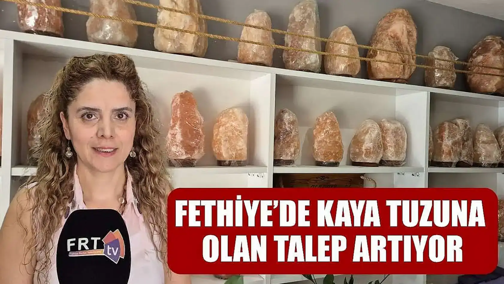 Fethiye'de kaya tuzuna olan talep artıyor