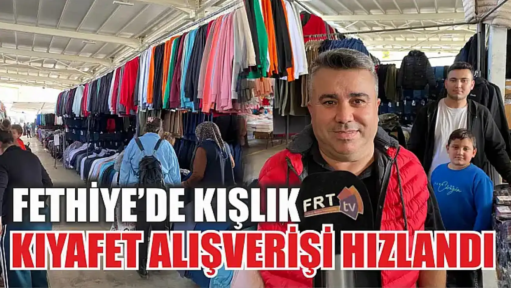 Fethiye'de Kışlık Kıyafet Alışverişi Hızlandı