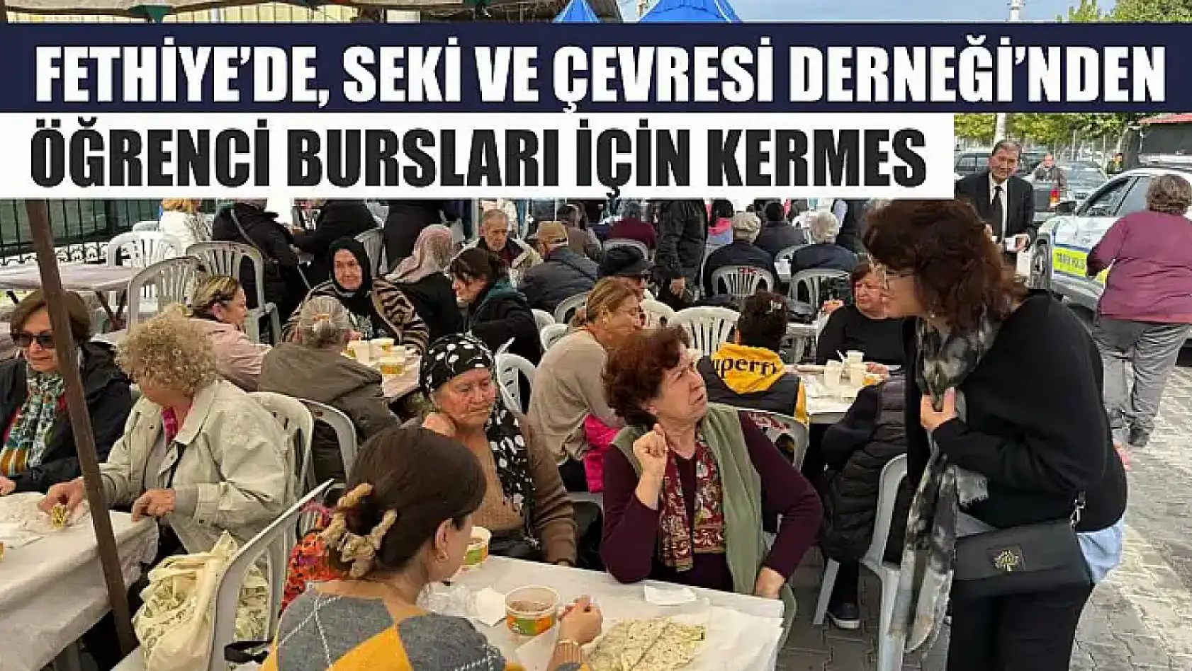 Fethiye'de, Seki ve Çevresi Derneği'nden öğrenci bursları için kermes