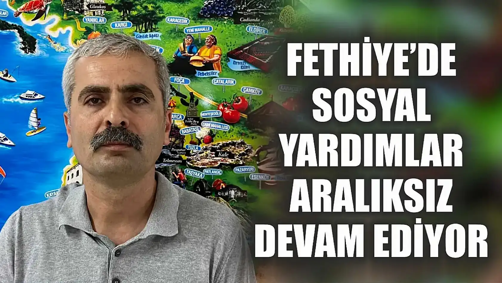 Fethiye'de sosyal yardımlar aralıksız devam ediyor