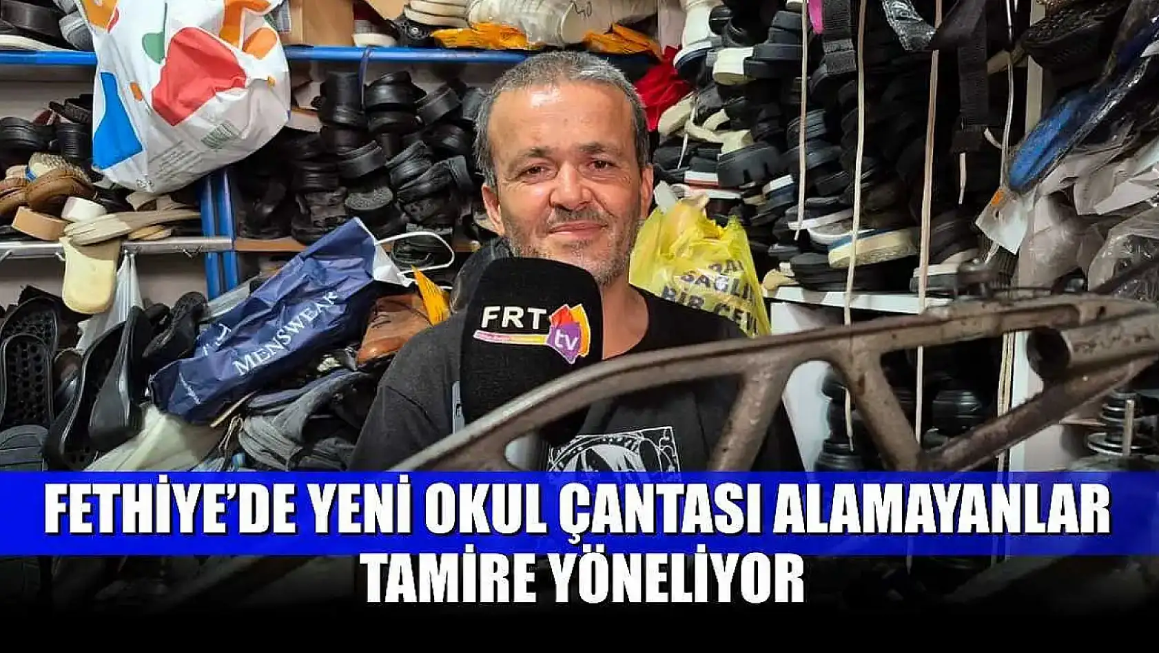 Fethiye'de Yeni Okul Çantası Alamayanlar Tamire Yöneliyor
