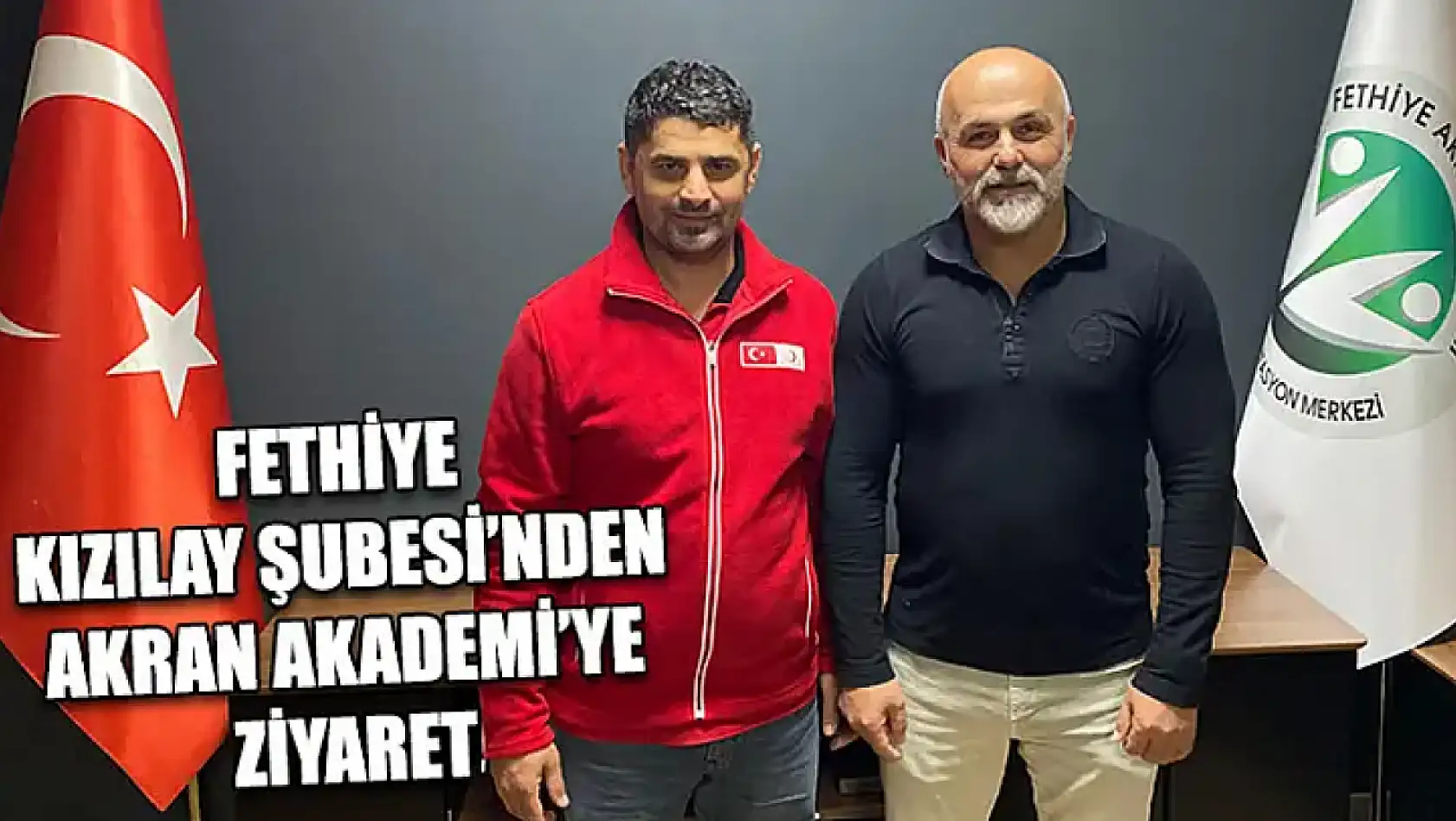 Fethiye Kızılay Şubesi'nden Akran Akademi'ye ziyaret