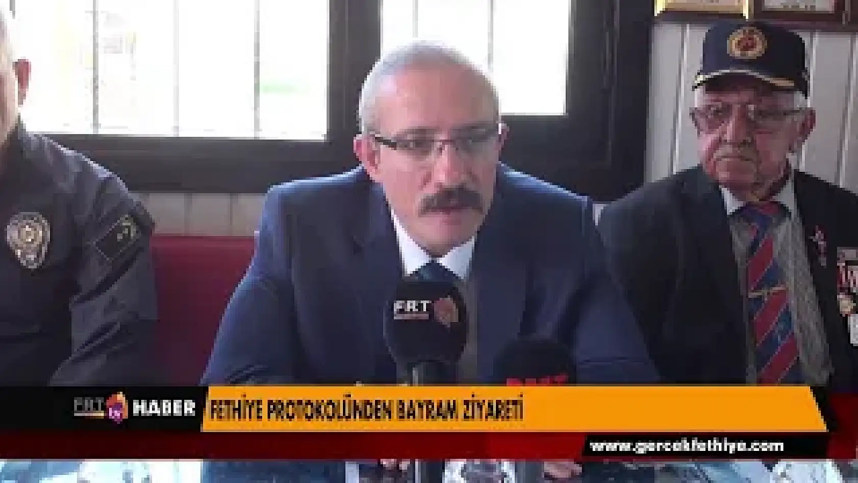 Fethiye protokolünden bayram ziyareti