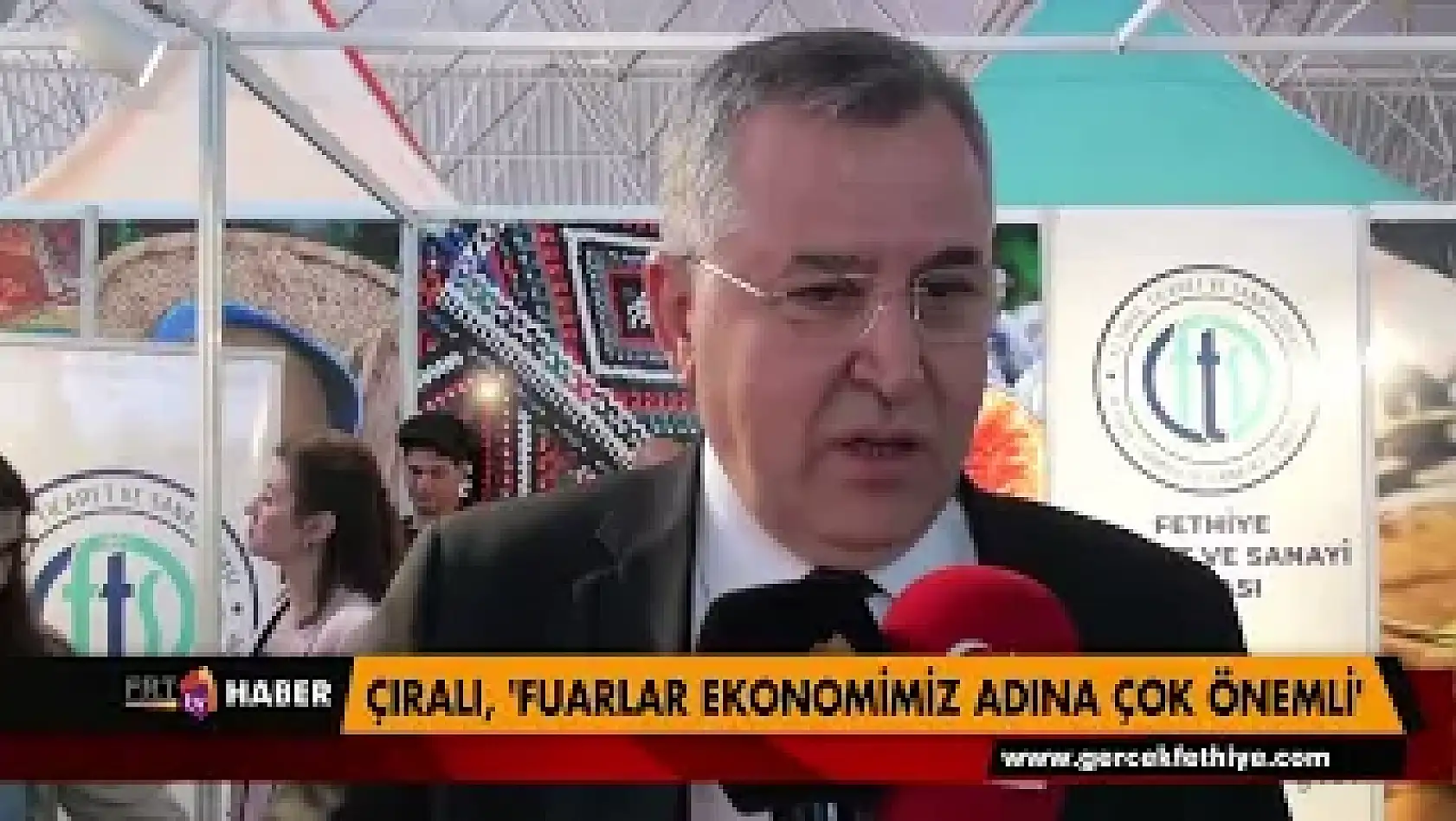 Fethiye Ticaret ve Sanayi Odası Başkanı Osman Çıralı, Tarım Fuarında konuştu