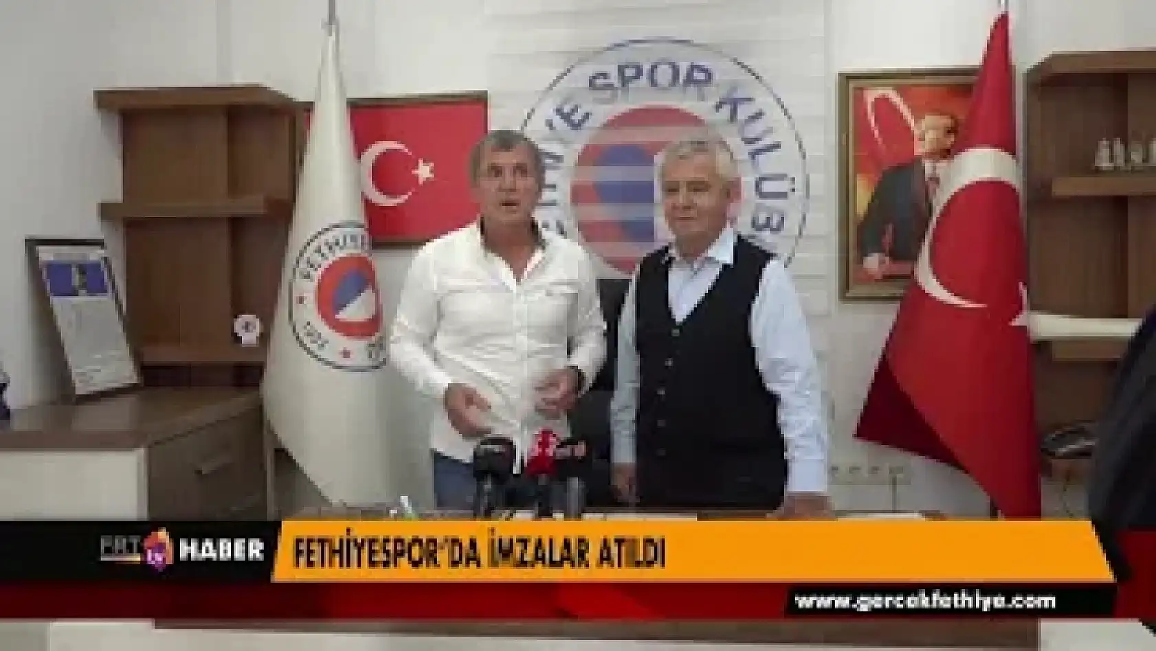 FETHİYESPOR'DA İMZALAR ATILDI