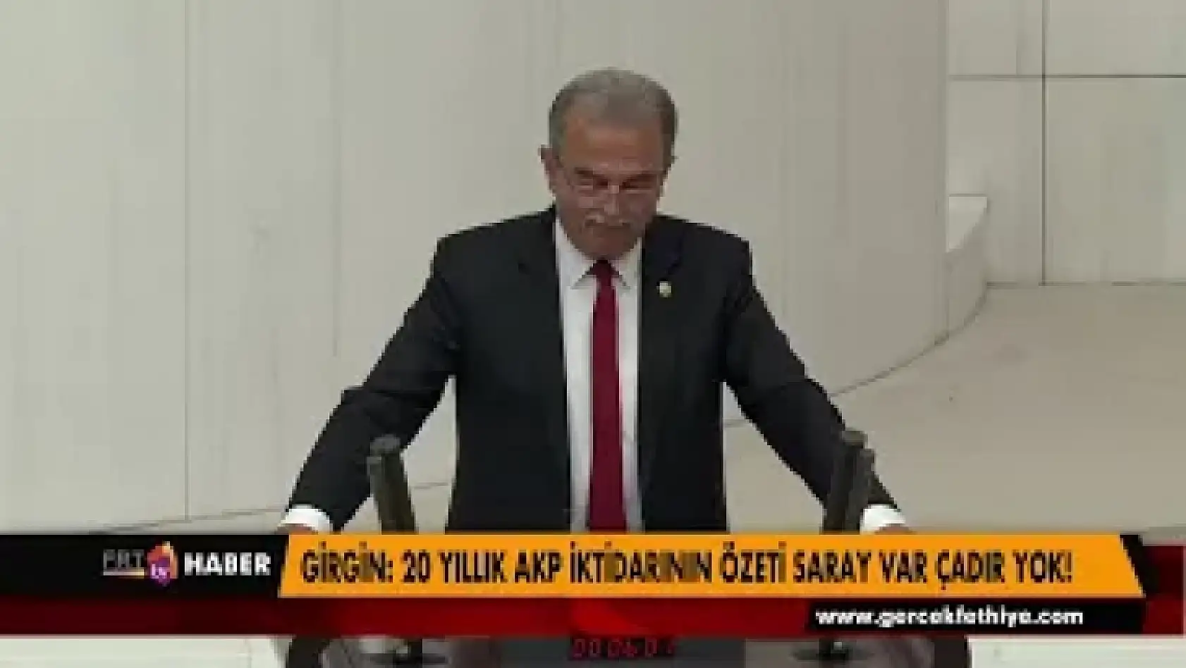 GİRGİN 20 YILLIK AKP İKTİDARININ ÖZETİ SARAY VAR ÇADIR YOK!