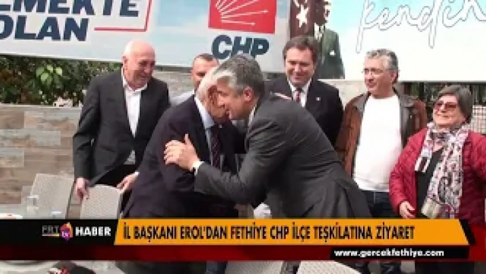İL BAŞKANI EROL'DAN FETHİYE CHP İLÇE TEŞKİLATINA ZİYARET