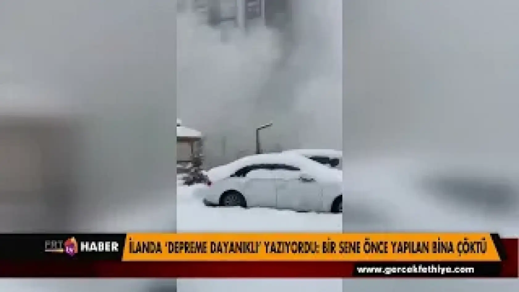 İLANDA DEPREME DAYANIKLI YAZIYORDU BİR SENE ÖNCE YAPILAN BİNA ÇÖKTÜ