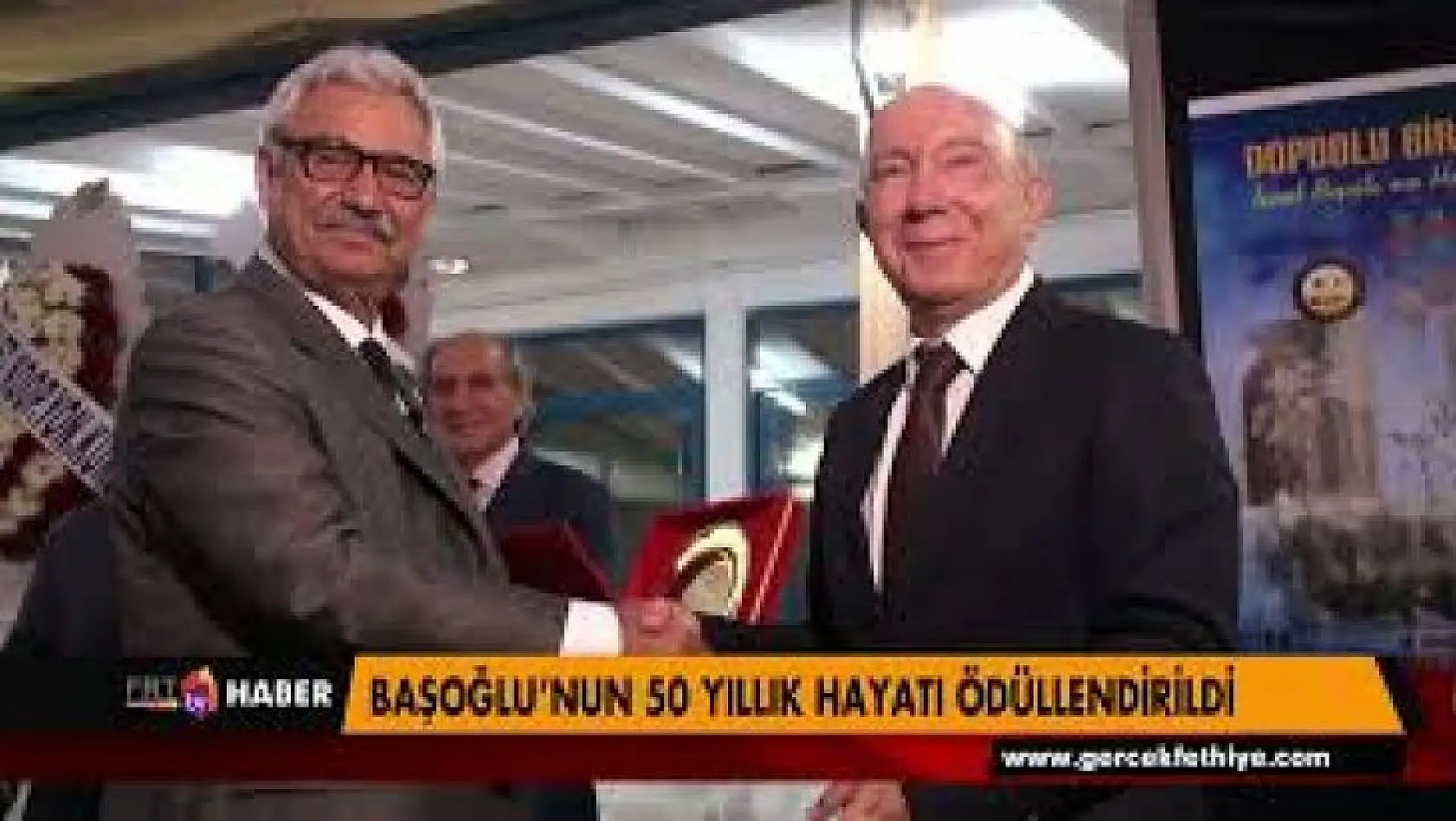 İSMAİL BAŞOĞLUNA 50 YIL ÖDÜLÜ